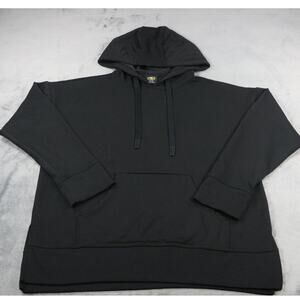 Athletic Works Black Pullover Hoodie Youth Small 4–6 Solid Hooded Sweatshirt